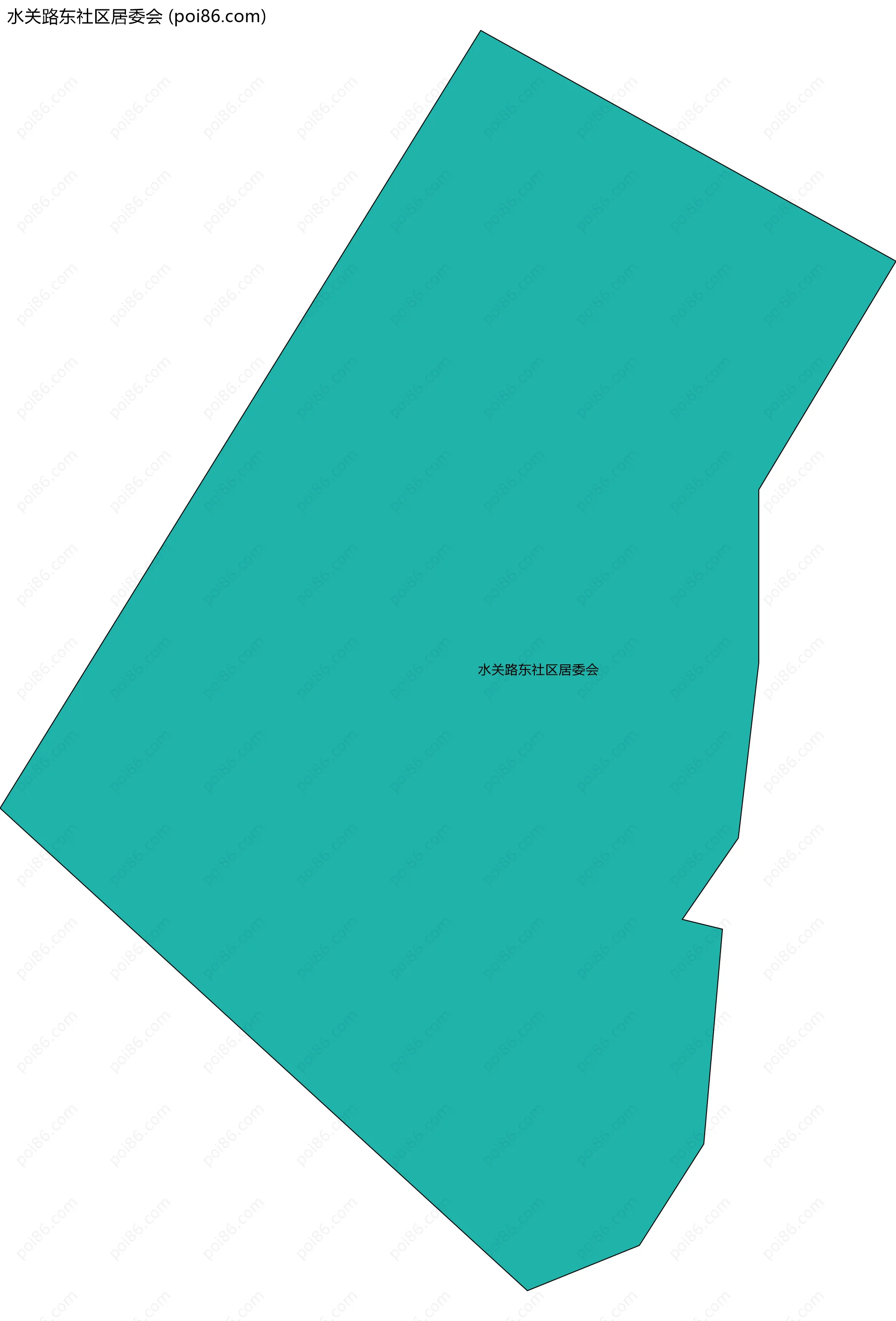 水关路东社区居委会边界地图