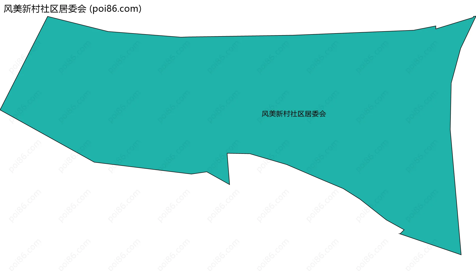 风美新村社区居委会边界地图