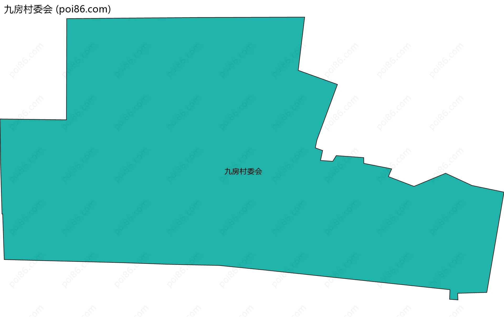 九房村委会边界地图