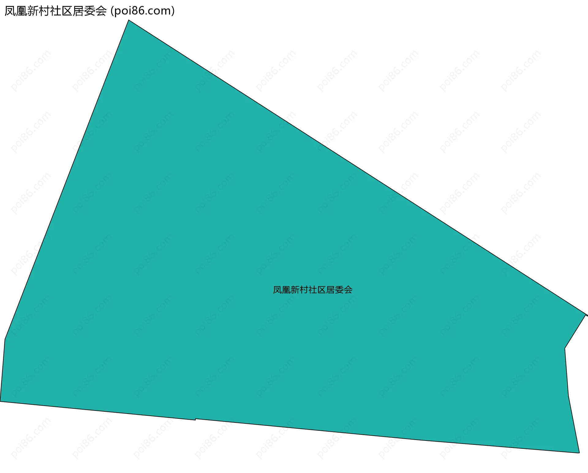 凤凰新村社区居委会边界地图