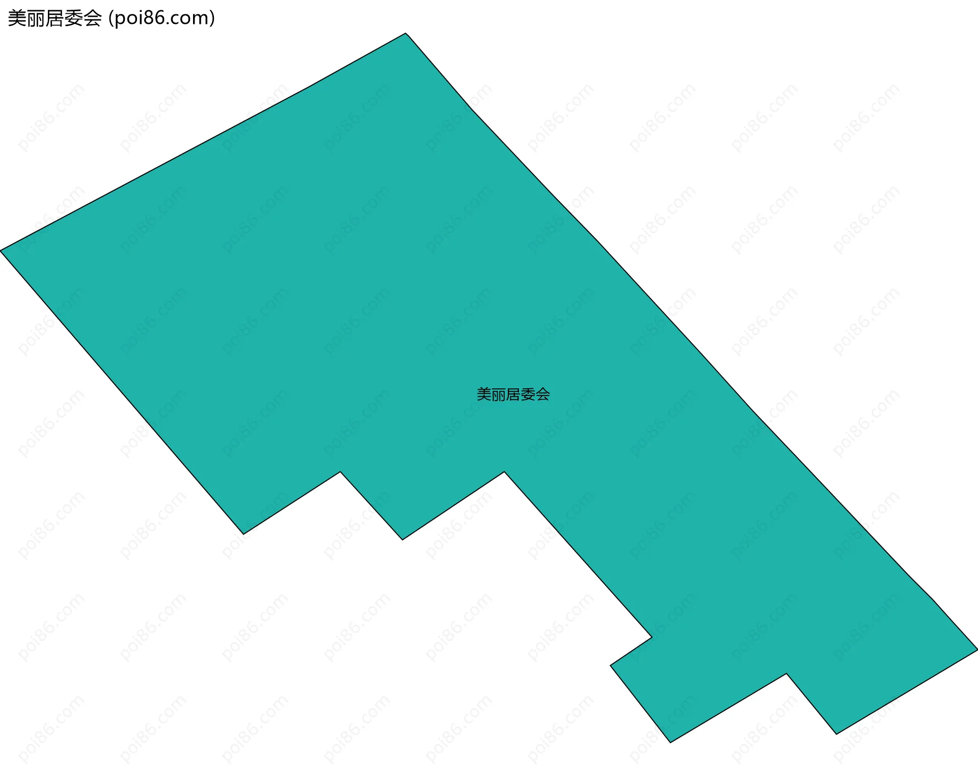 美丽居委会边界地图