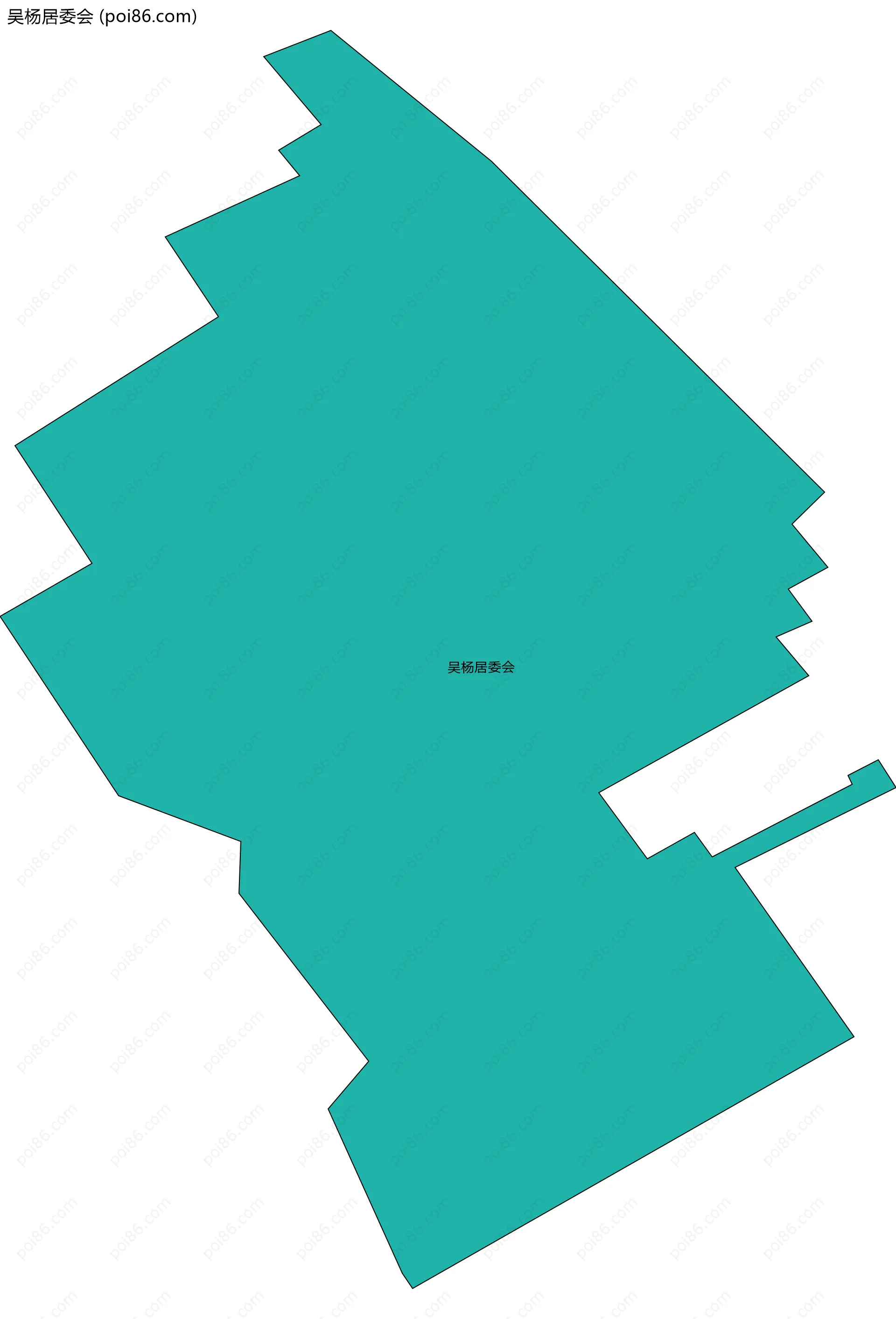 吴杨居委会边界地图