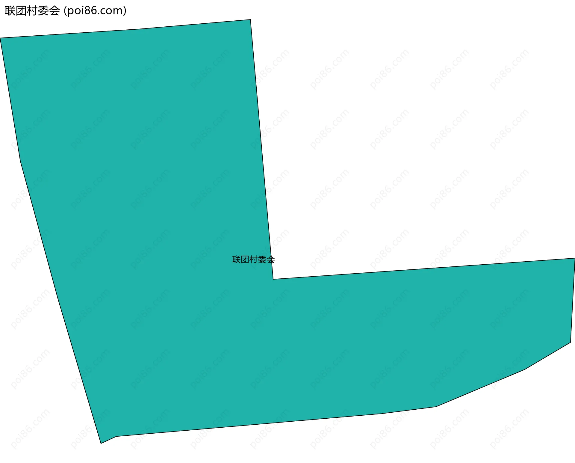 联团村委会边界地图