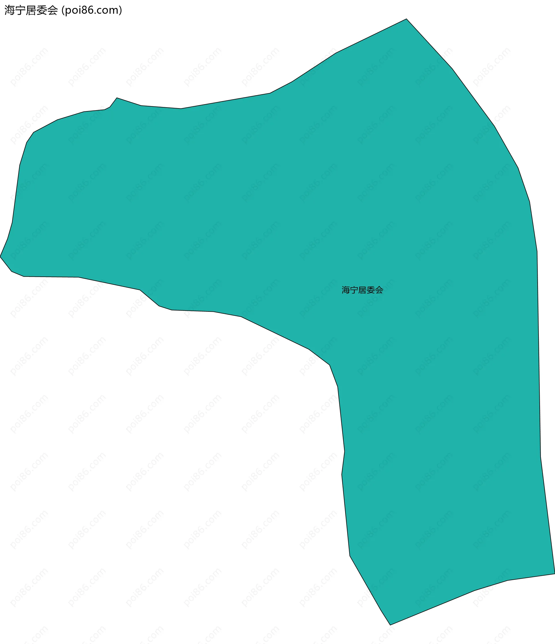 海宁居委会边界地图