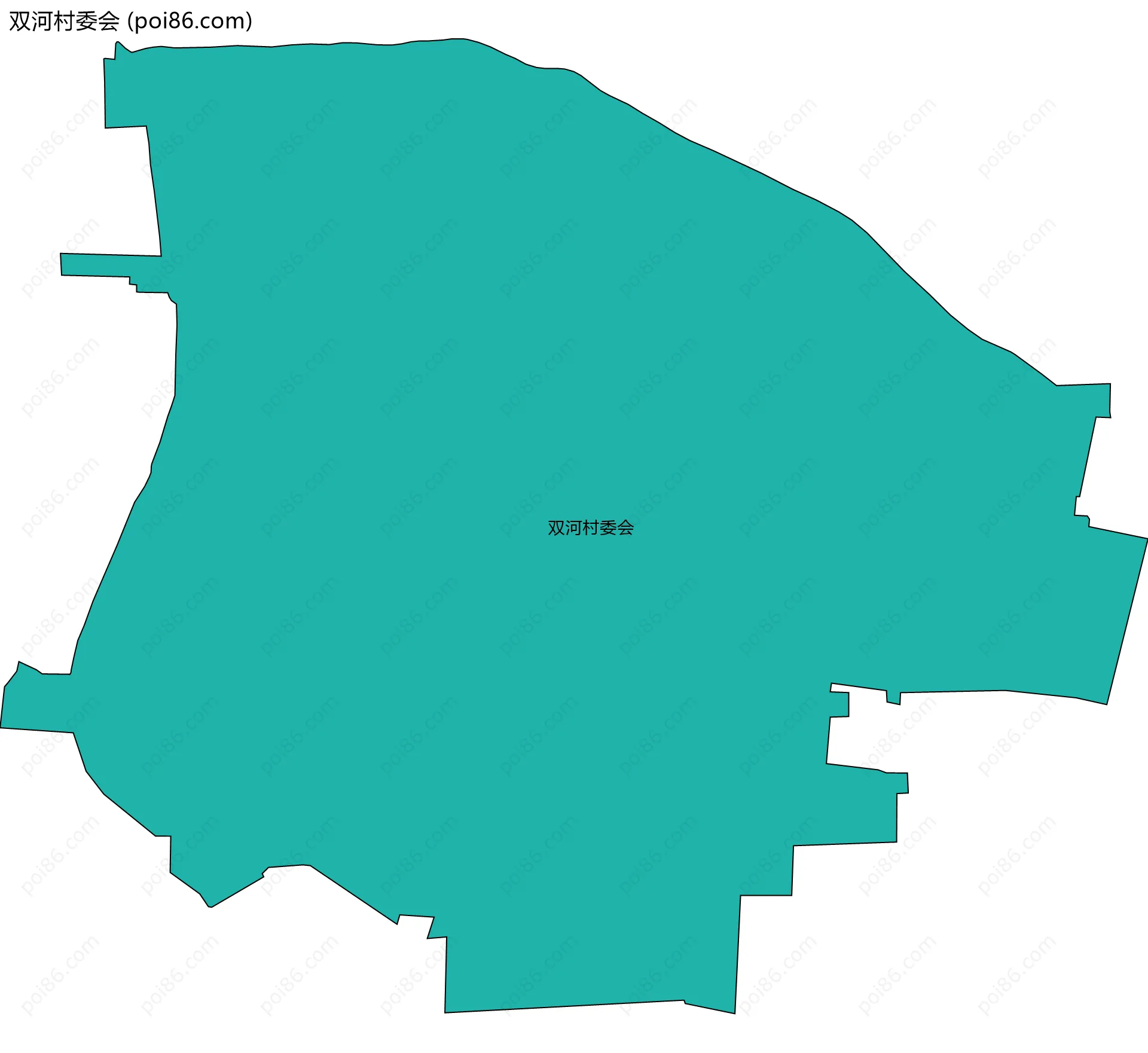 双河村委会边界地图