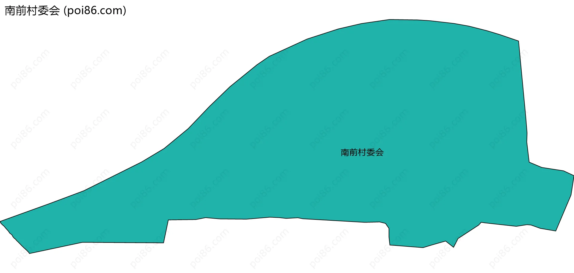 南前村委会边界地图