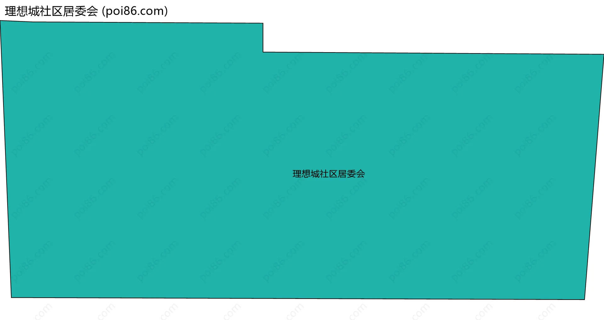 理想城社区居委会边界地图