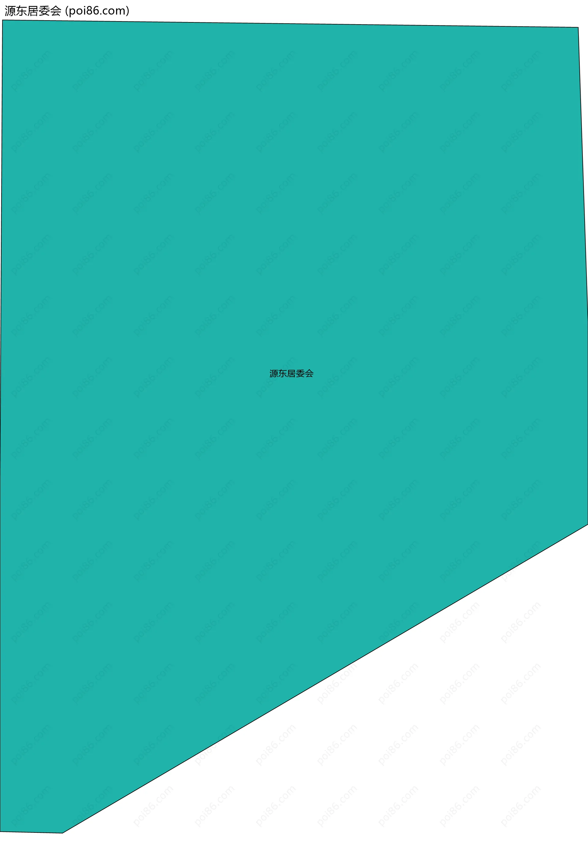 源东居委会边界地图