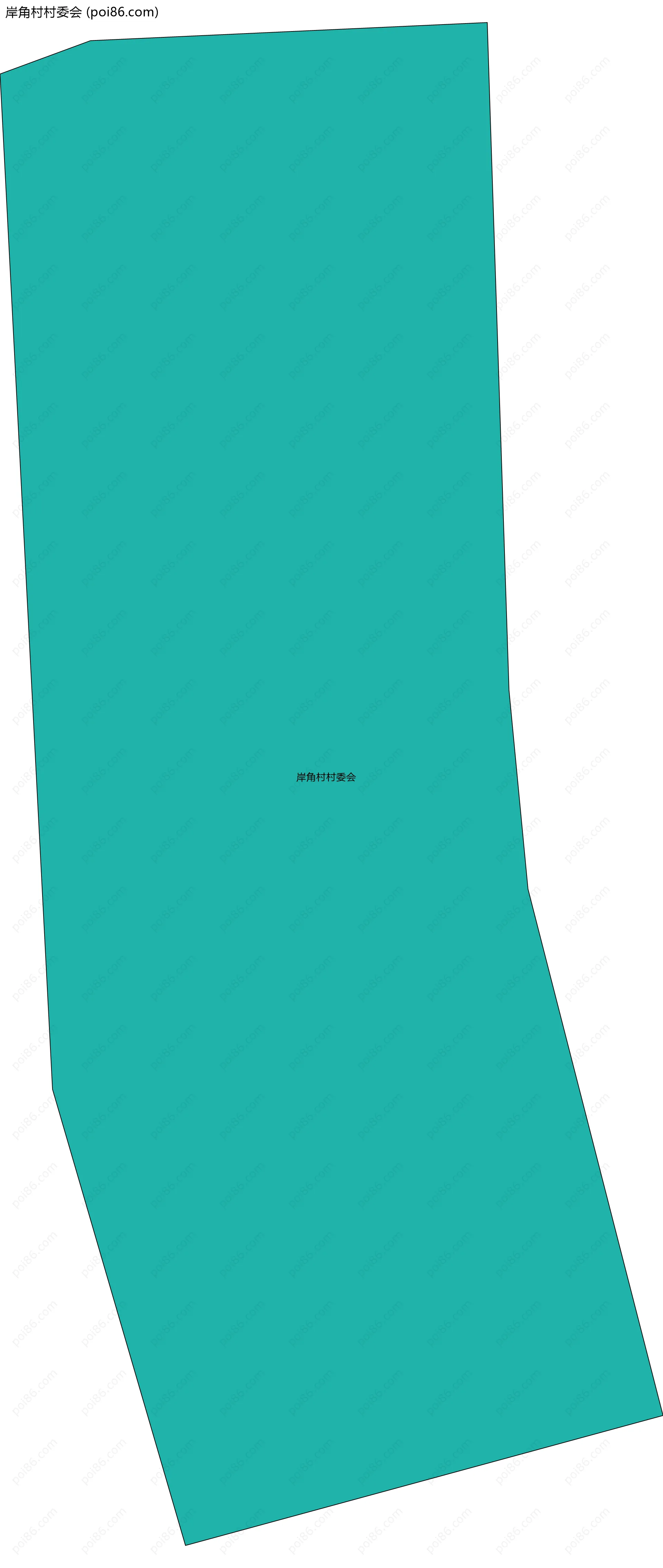 岸角村村委会边界地图