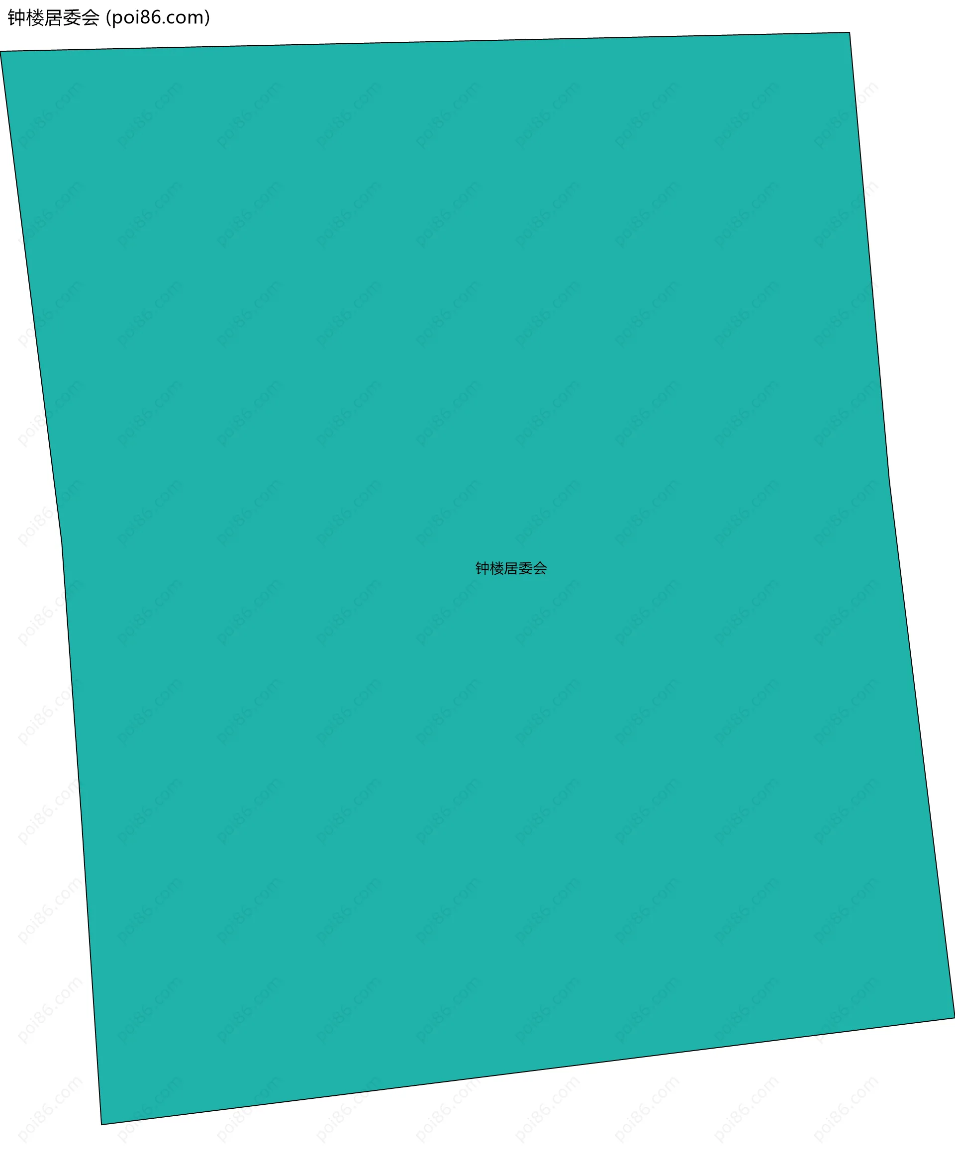 钟楼居委会边界地图