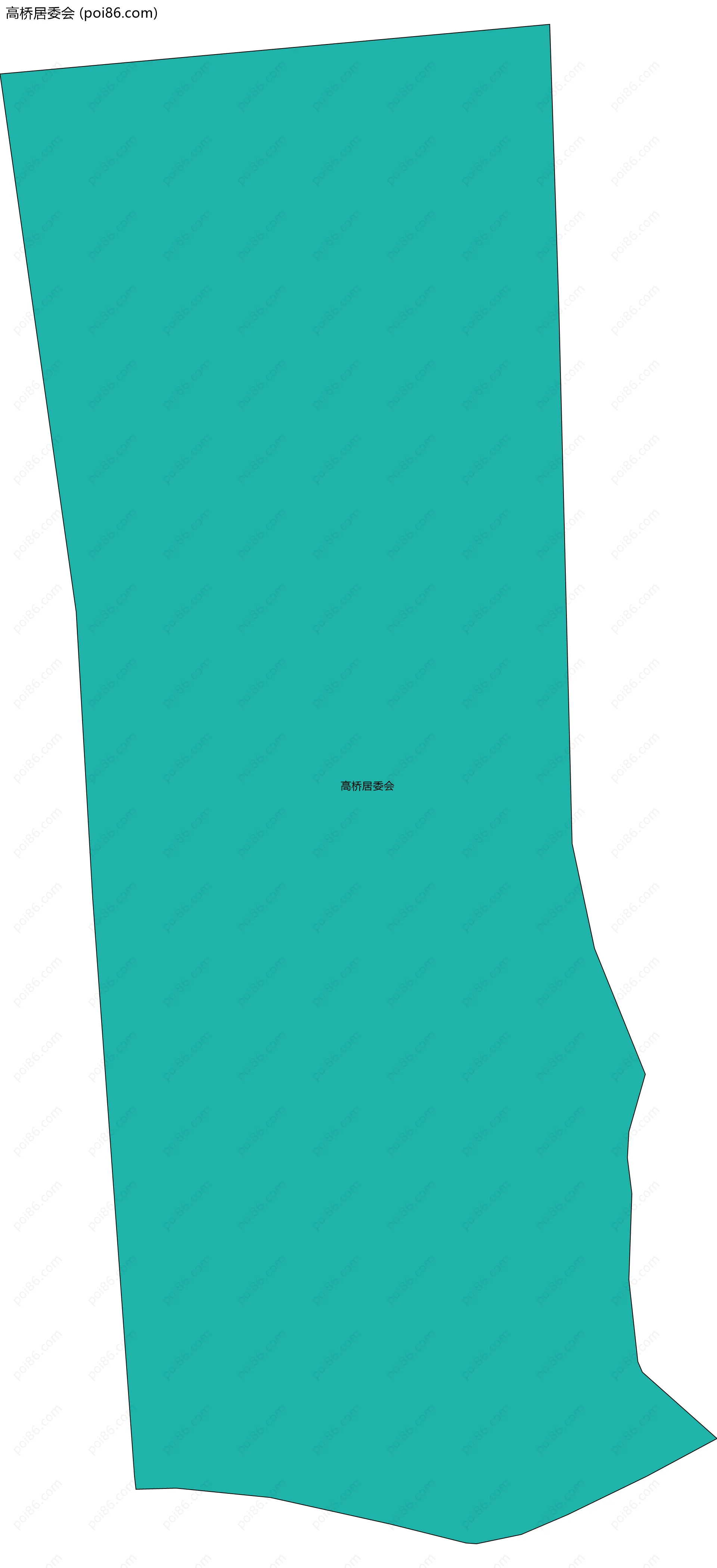 高桥居委会边界地图