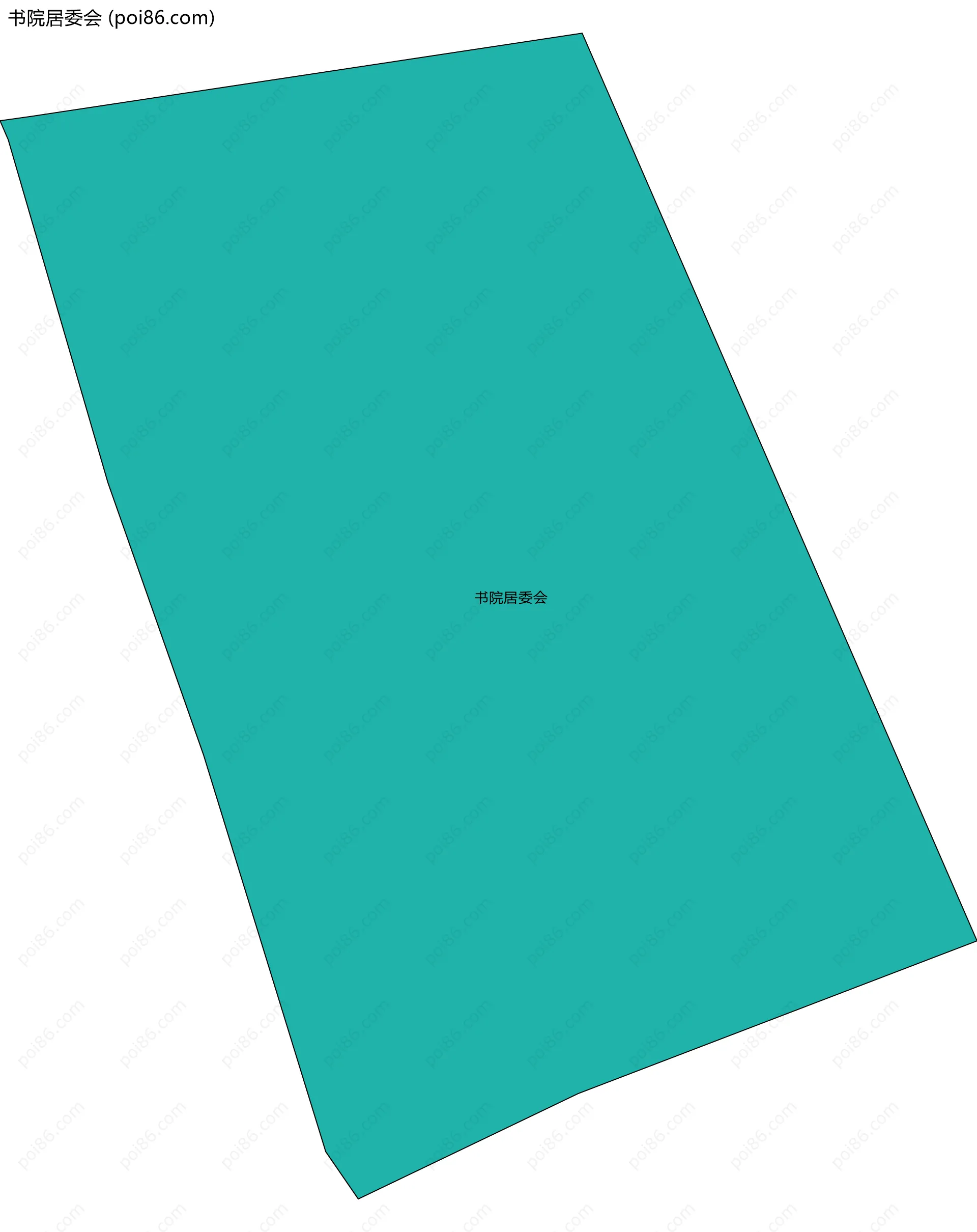 书院居委会边界地图