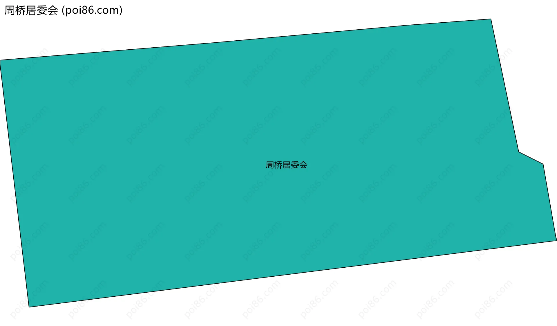 周桥居委会边界地图