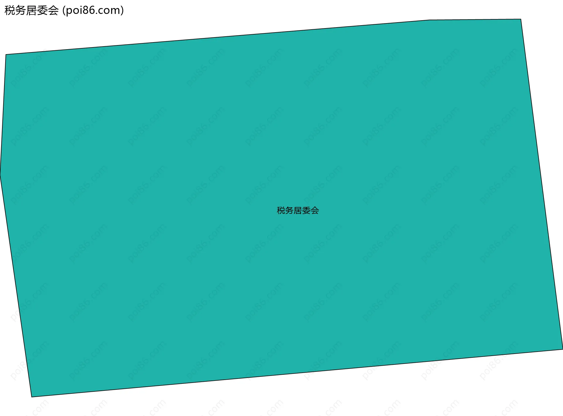 税务居委会边界地图