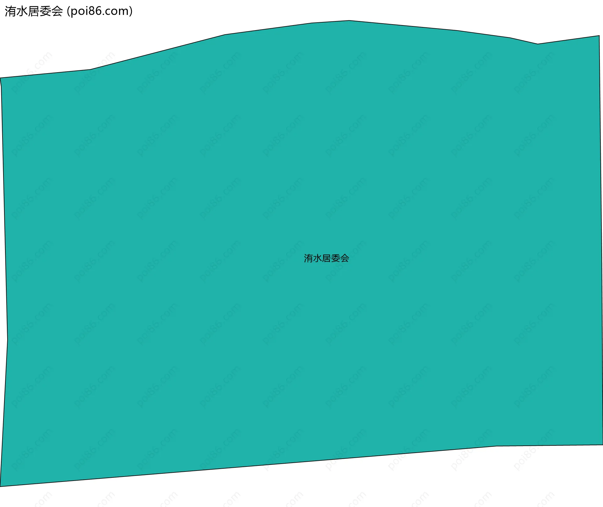 洧水居委会边界地图