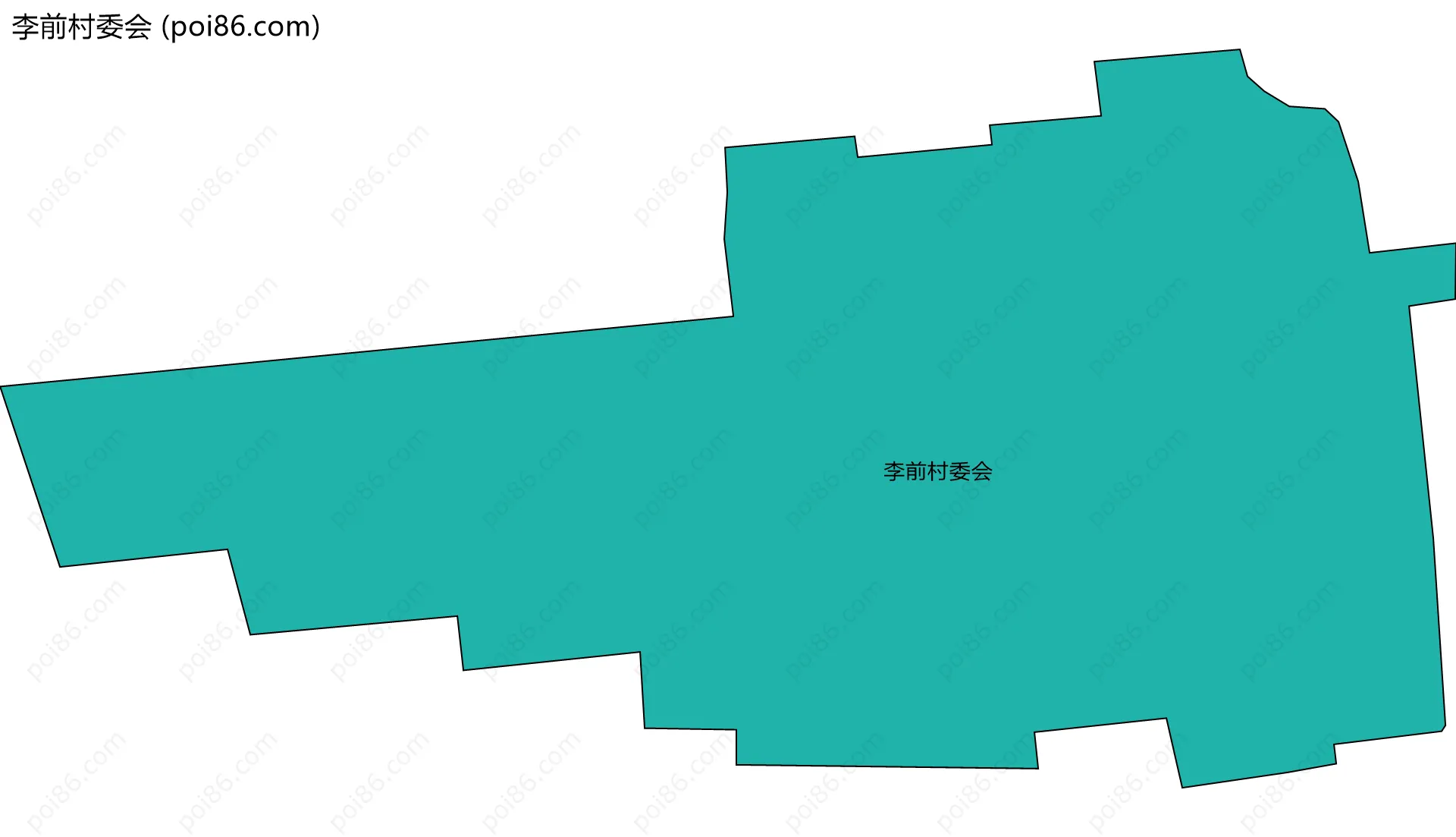 李前村委会边界地图