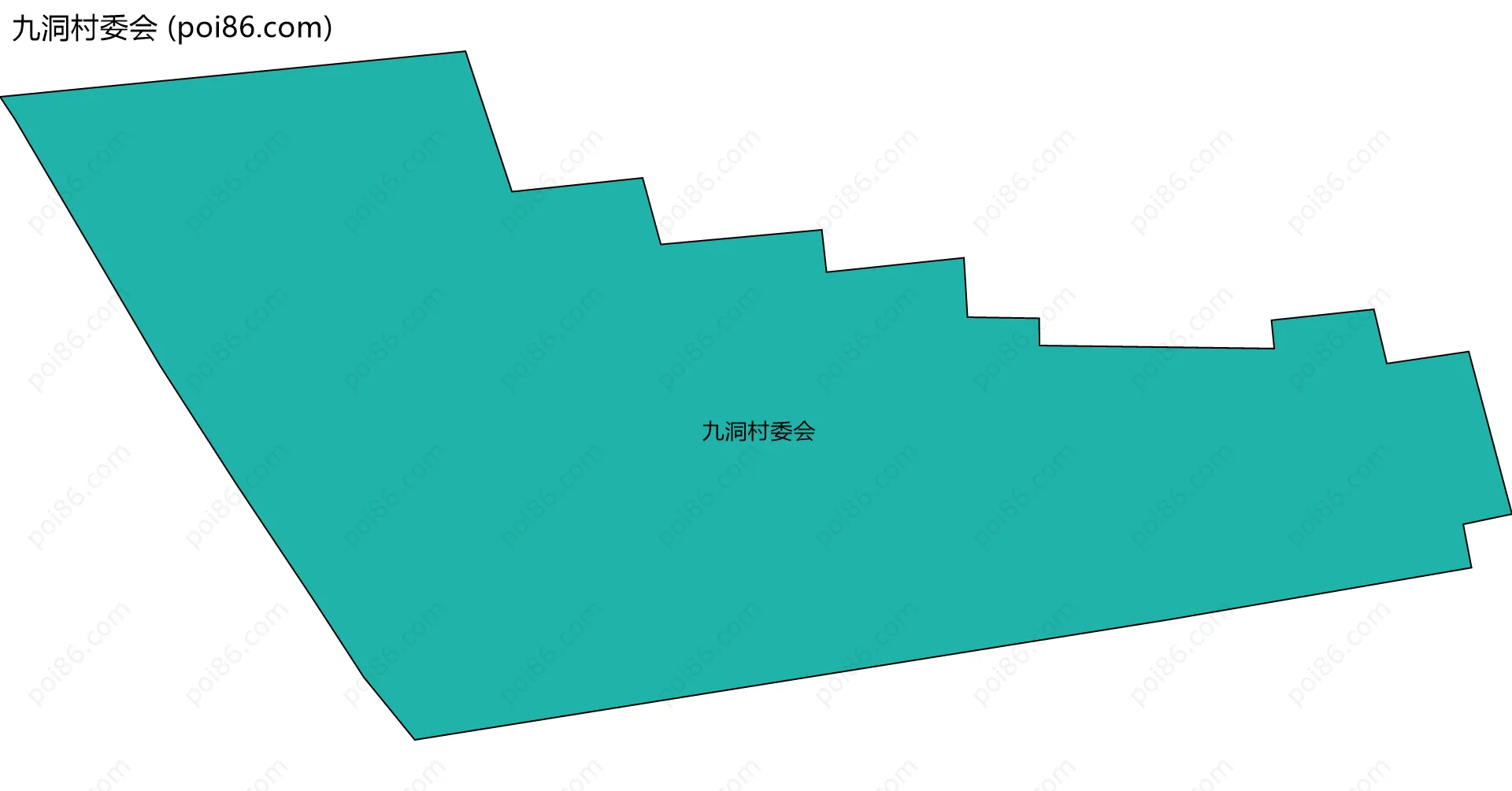 九洞村委会边界地图