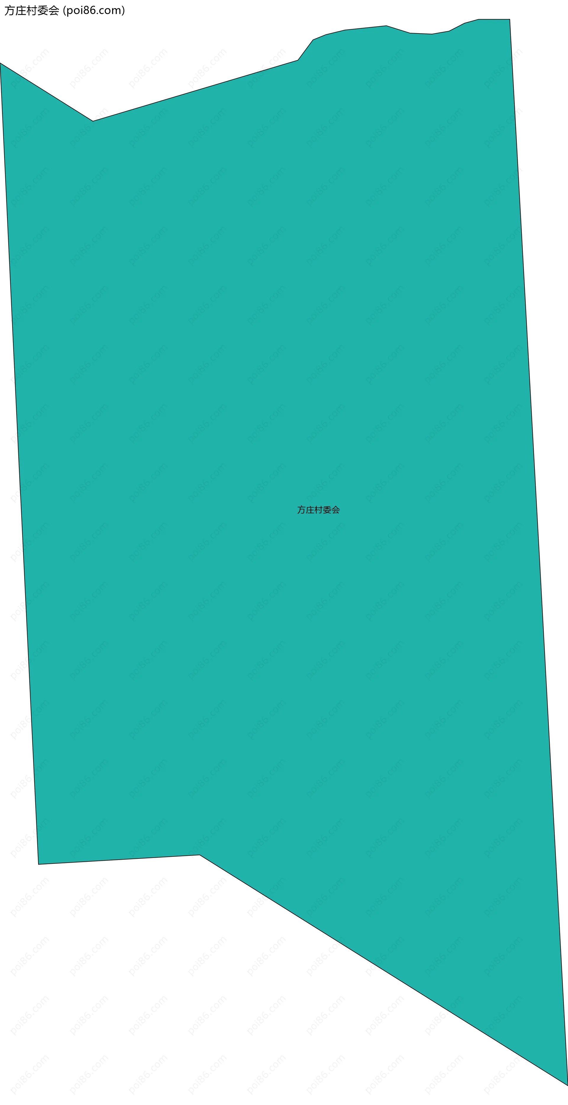 方庄村委会边界地图