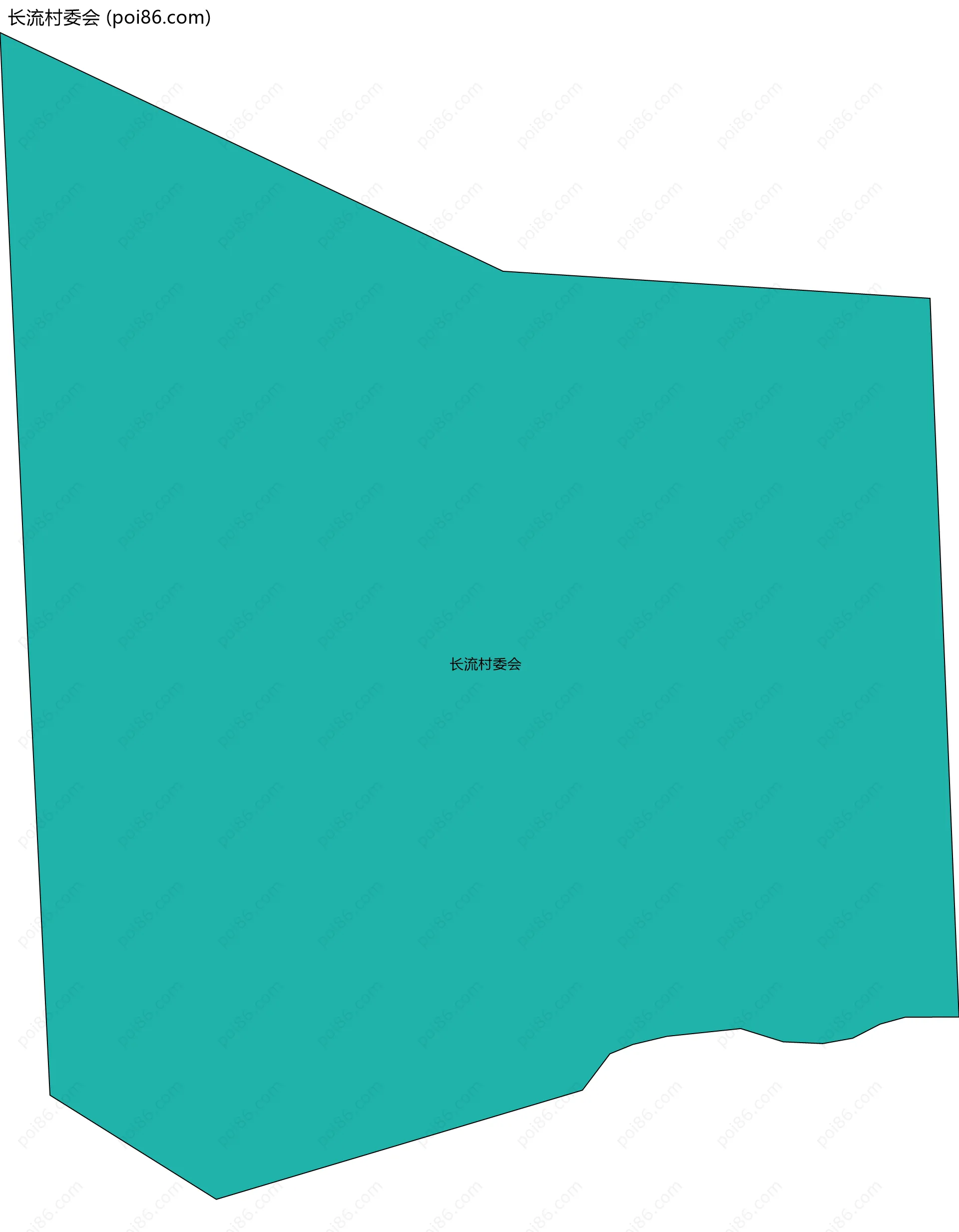 长流村委会边界地图