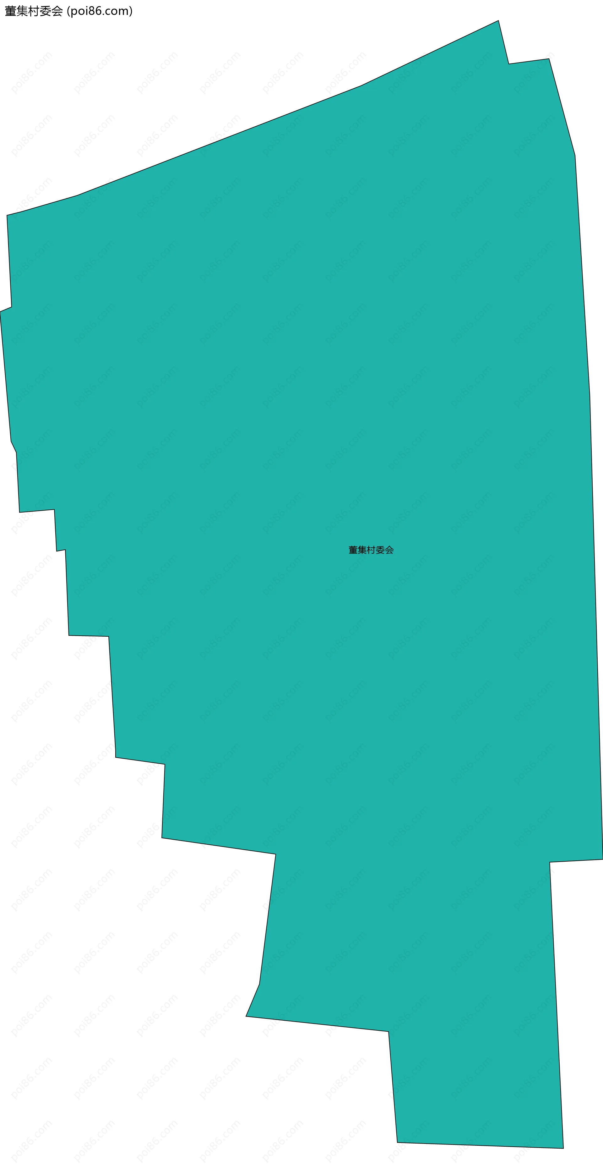 董集村委会边界地图