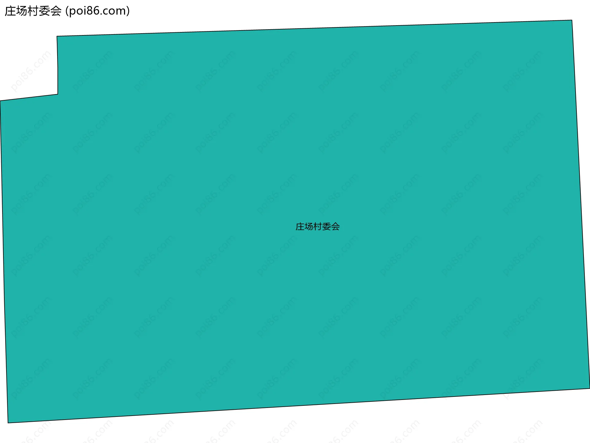 庄场村委会边界地图