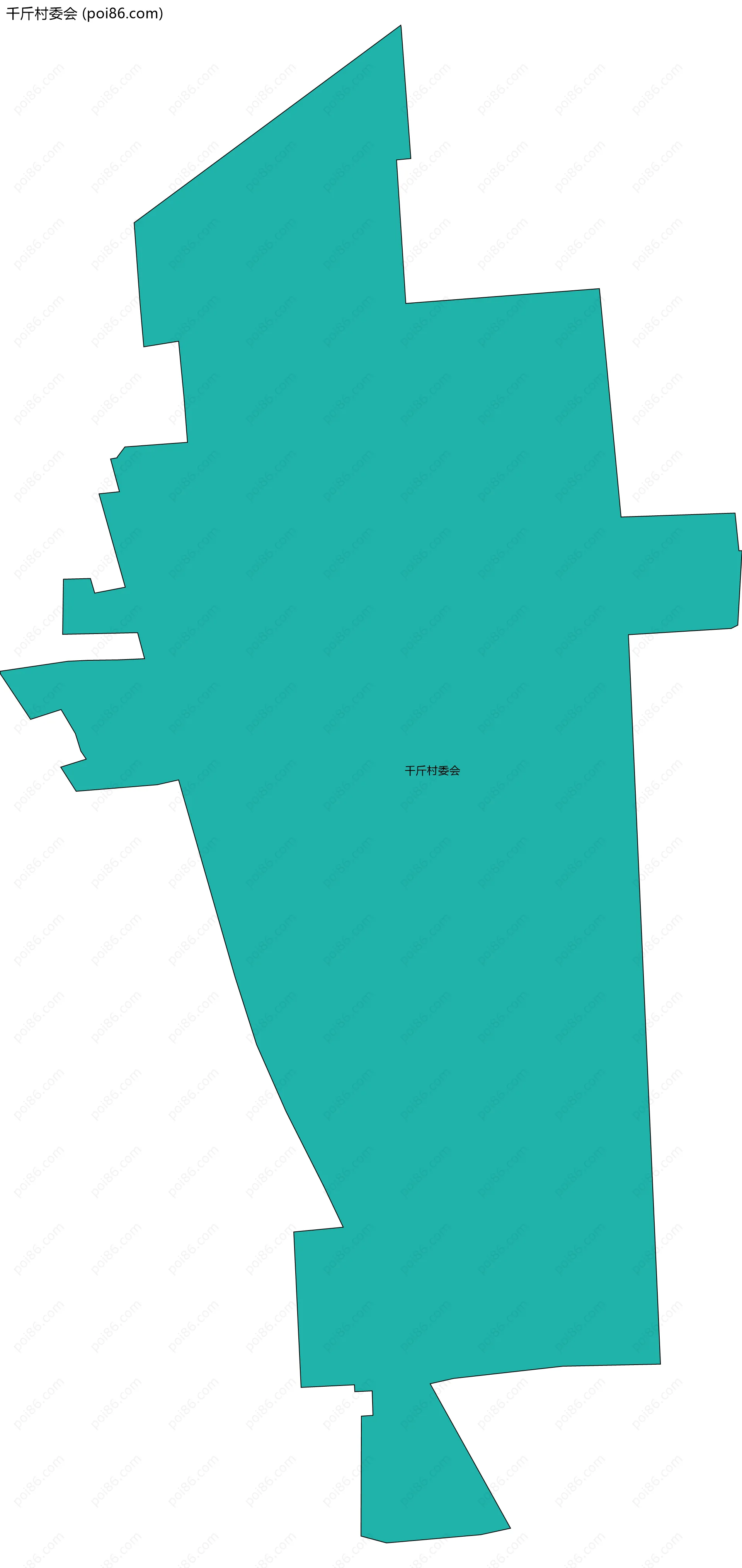 千斤村委会边界地图