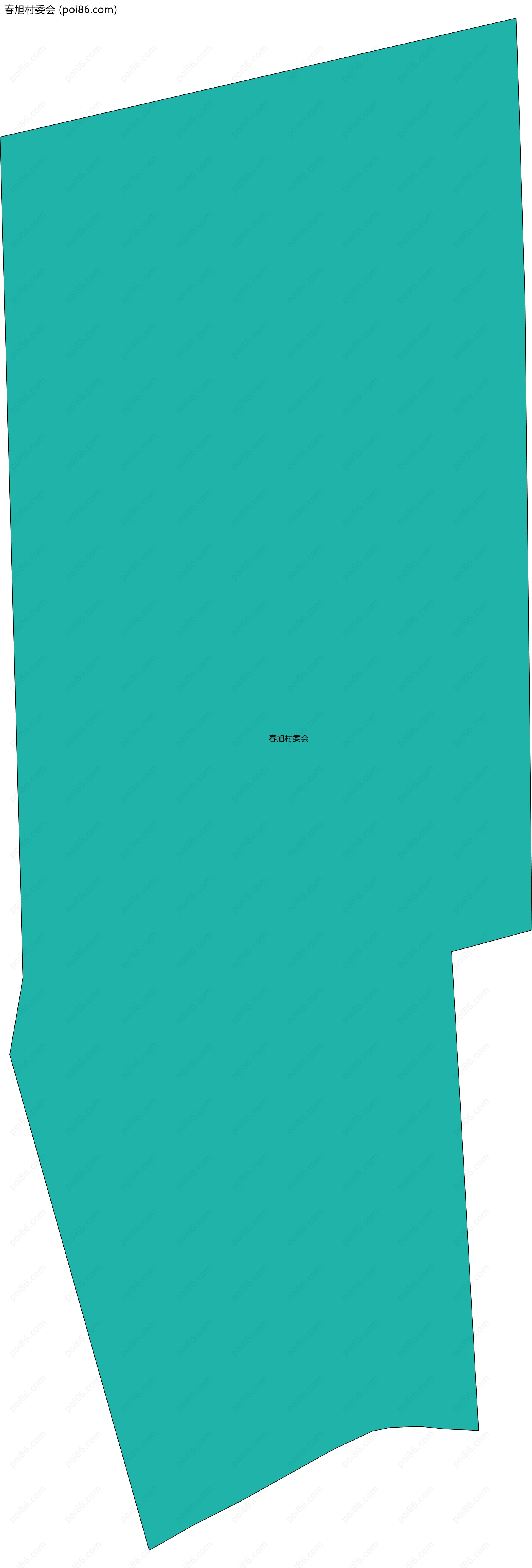 春旭村委会边界地图