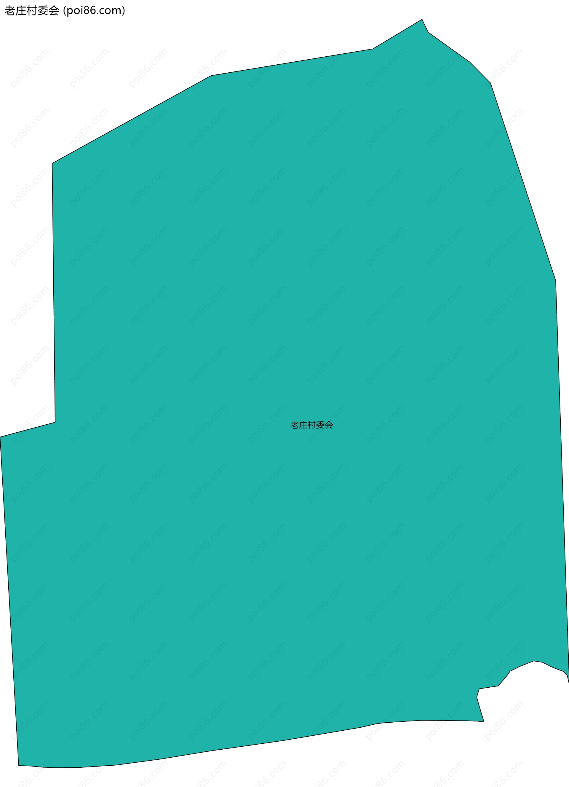 老庄村委会边界地图