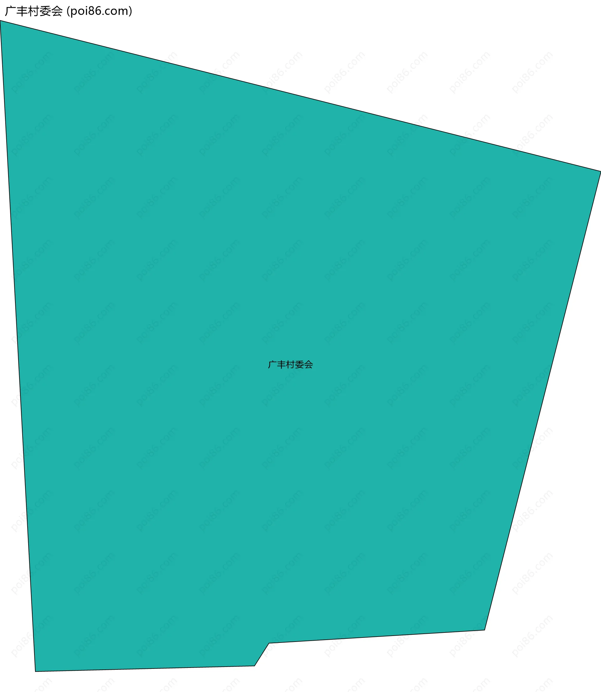 广丰村委会边界地图