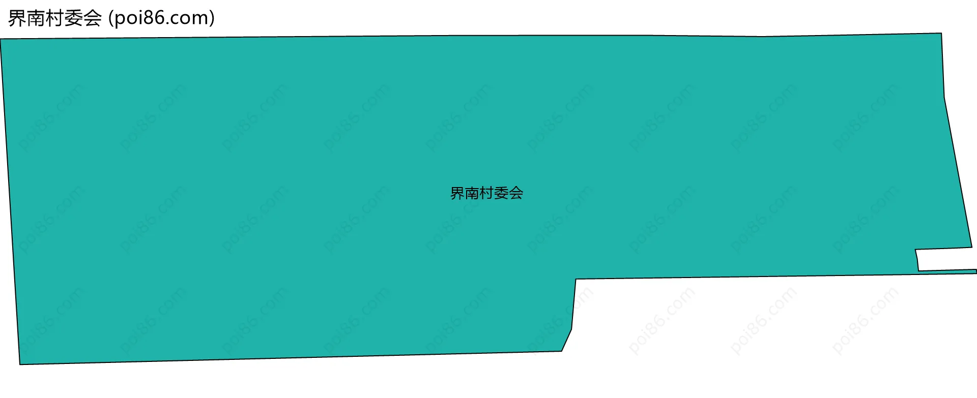 界南村委会边界地图