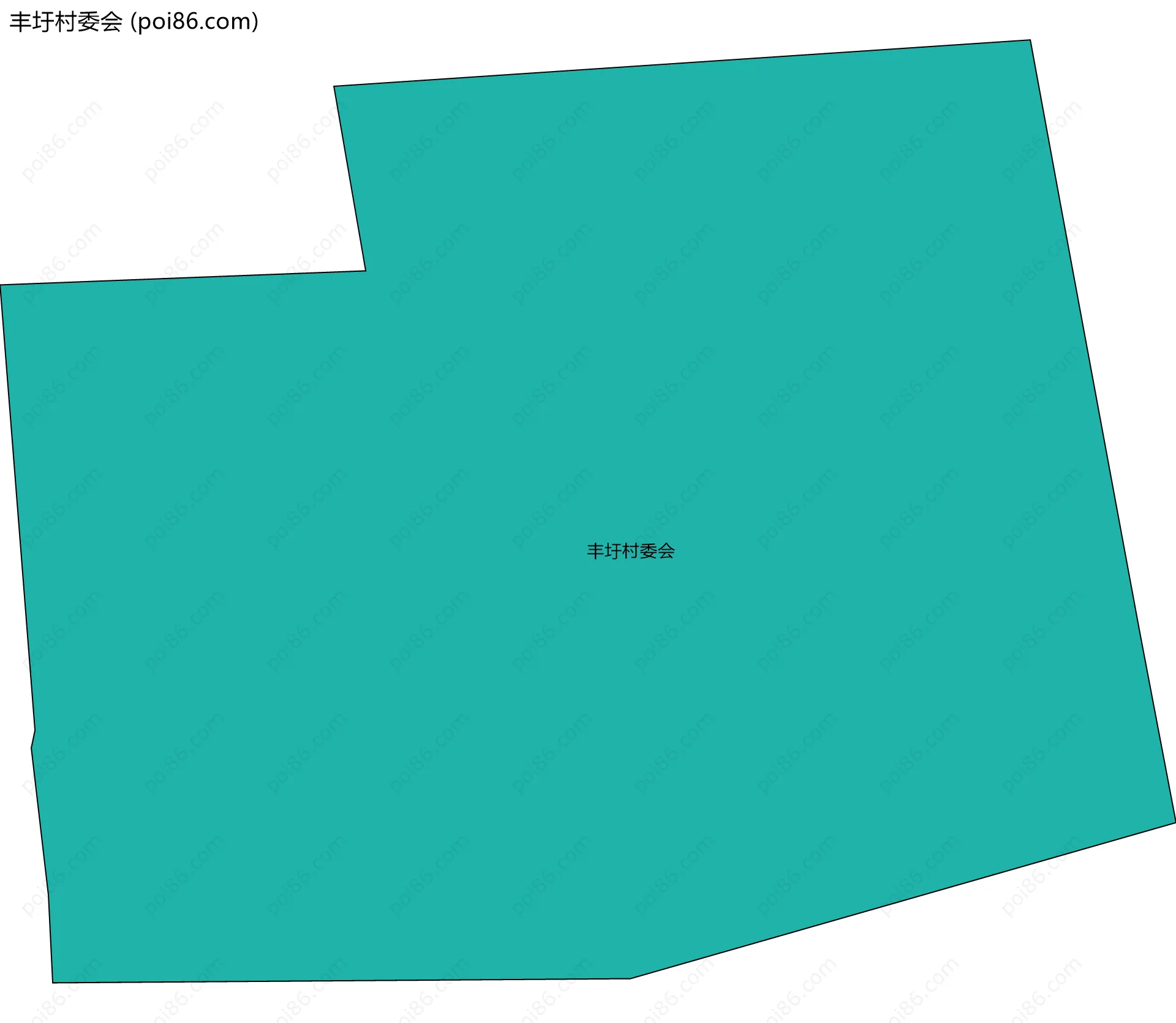 丰圩村委会边界地图