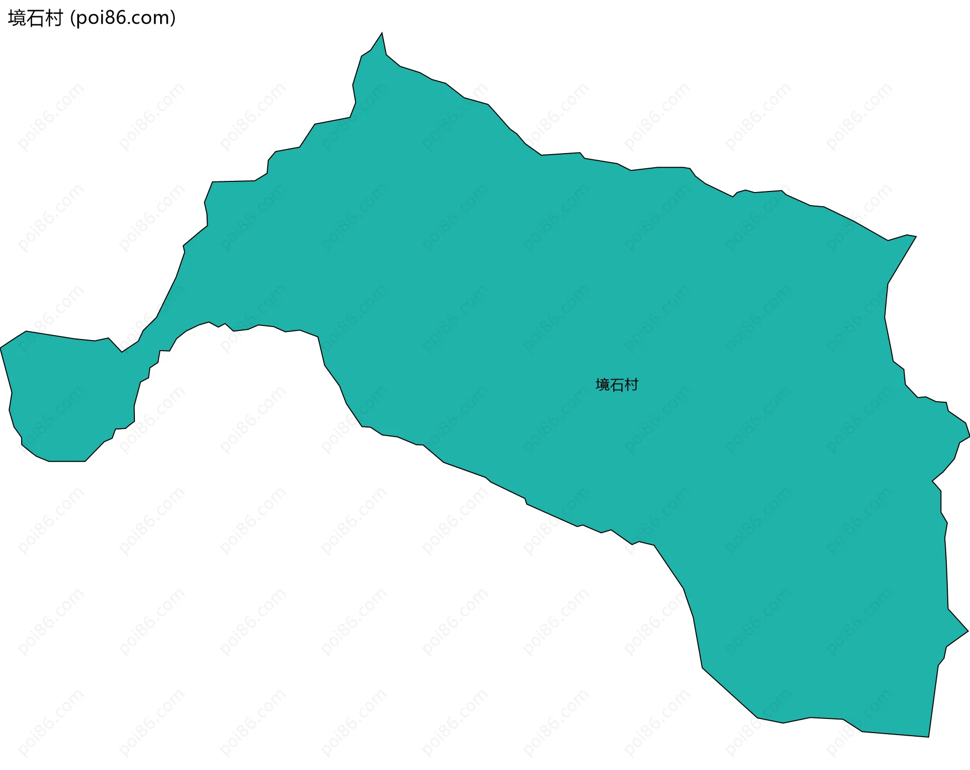 境石村边界地图