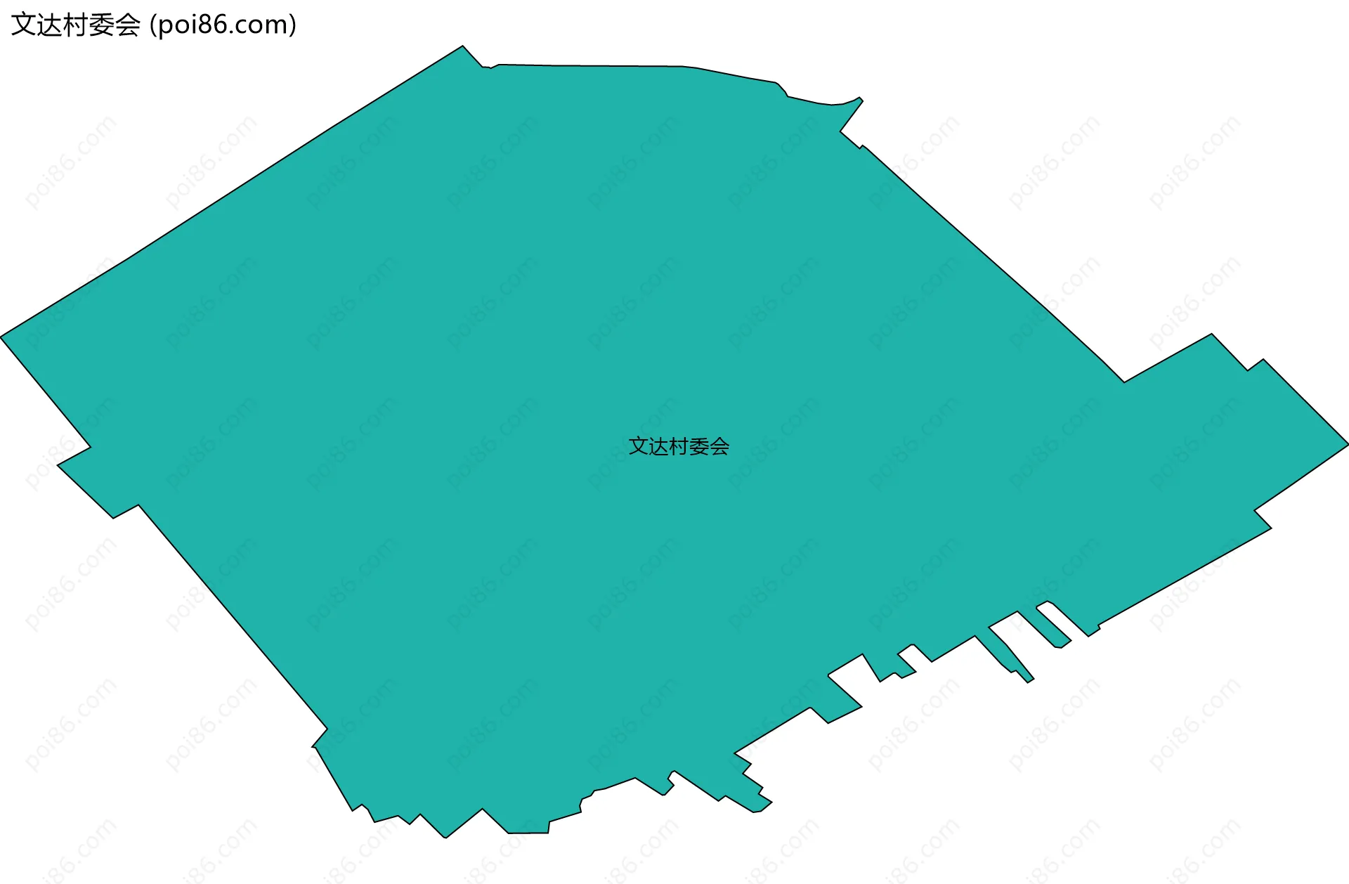 文达村委会边界地图
