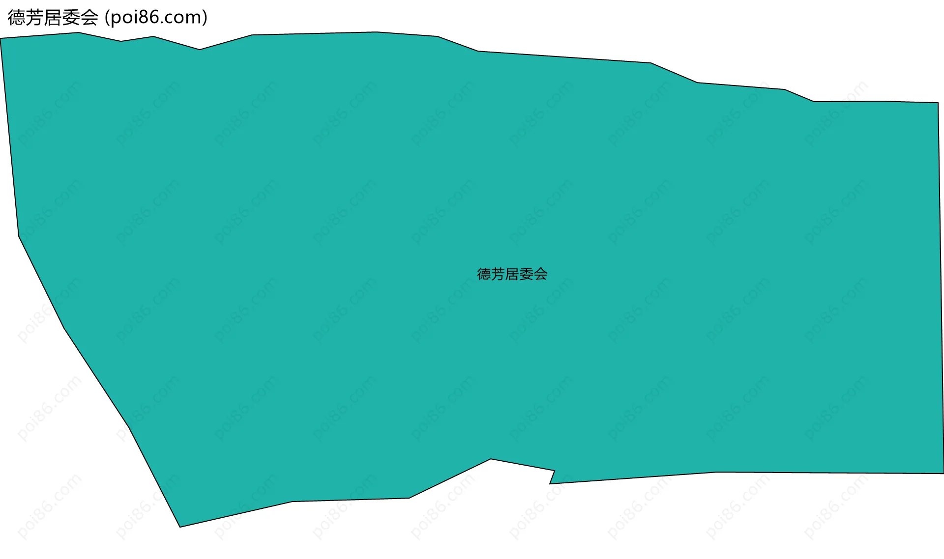 德芳居委会边界地图