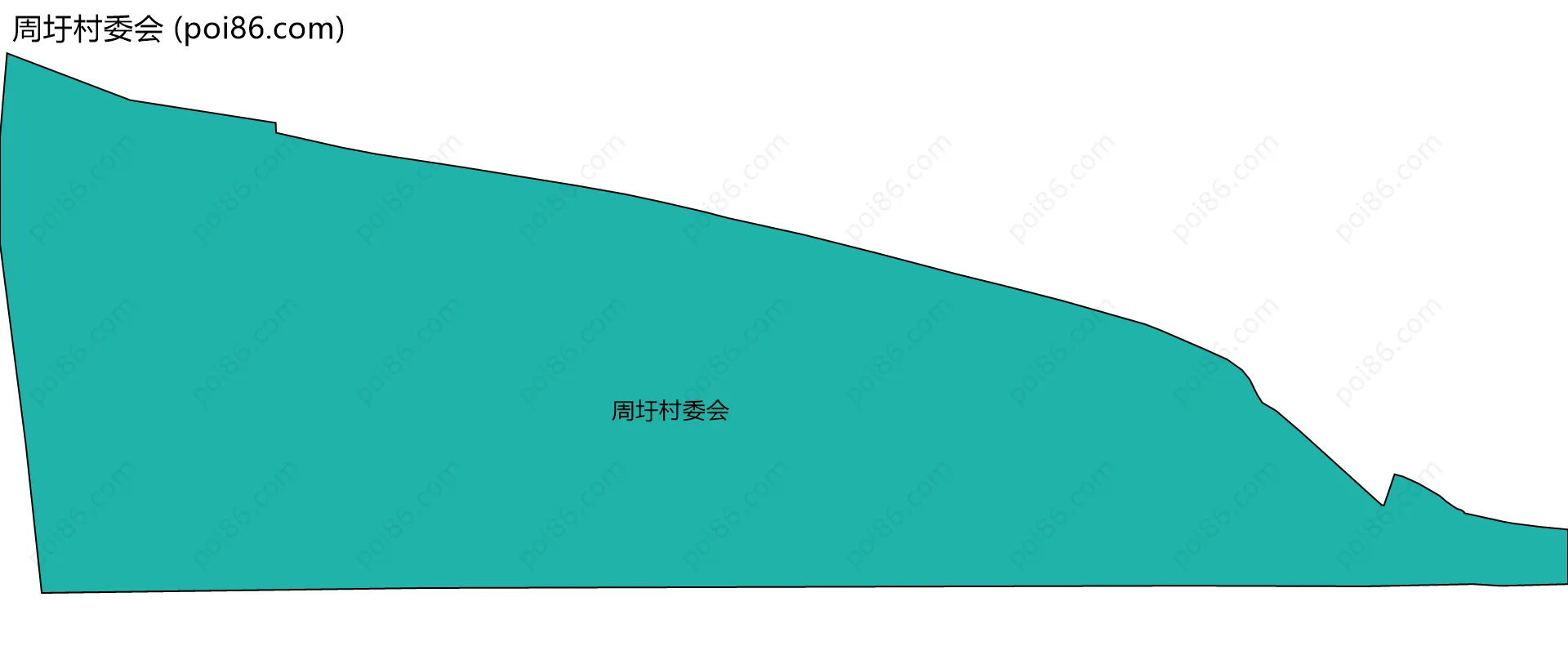 周圩村委会边界地图