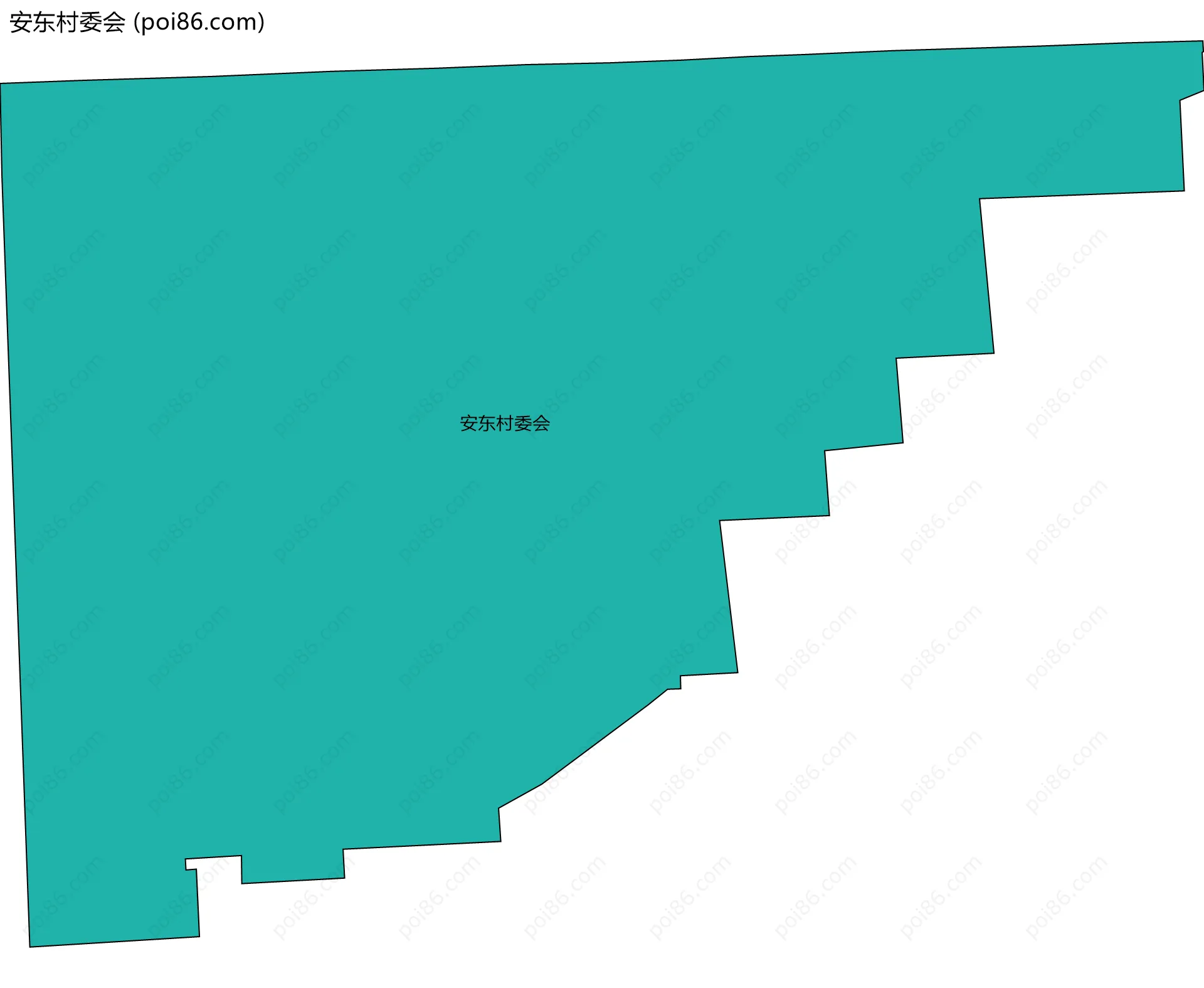 安东村委会边界地图
