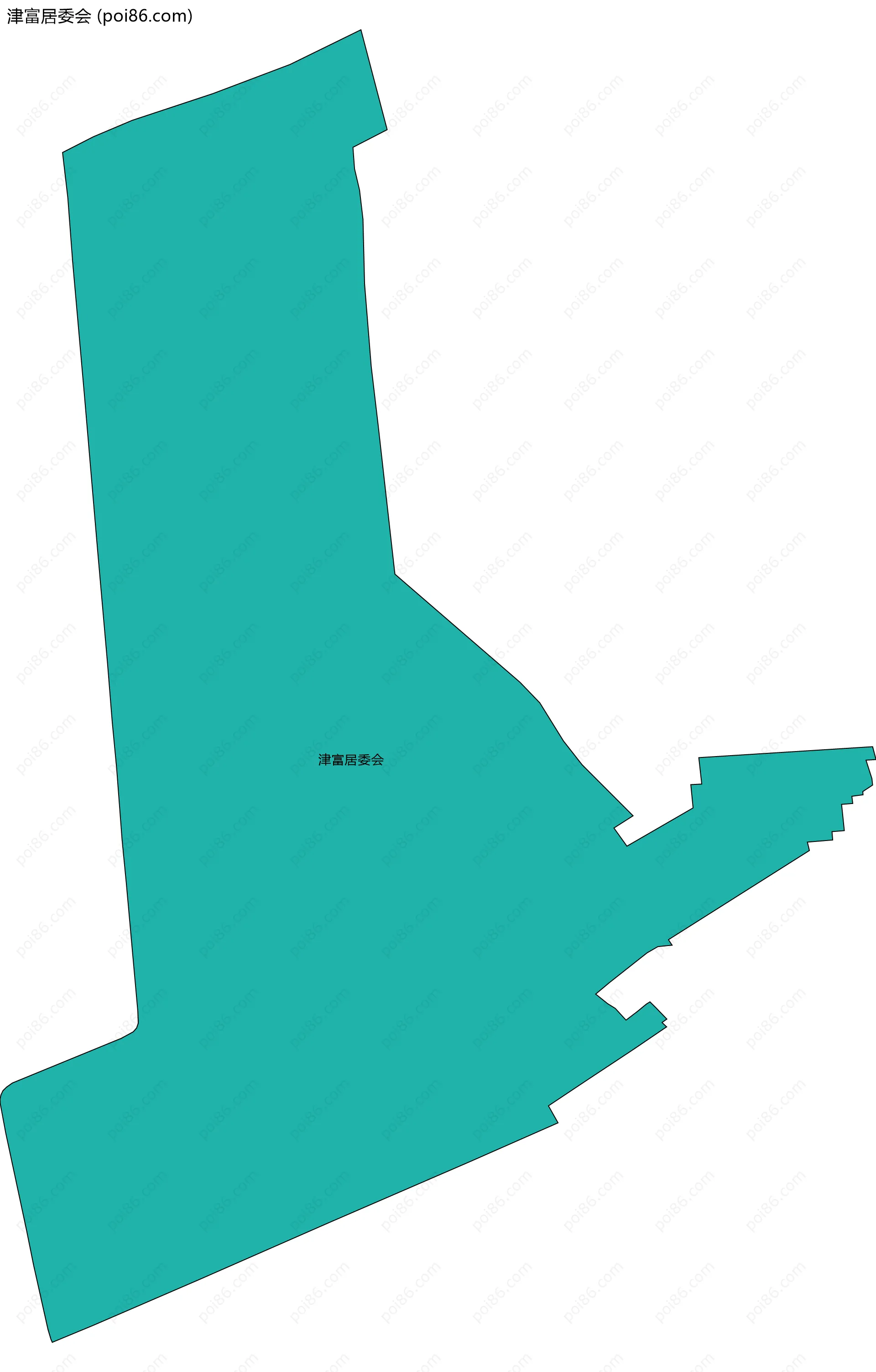 津富居委会边界地图