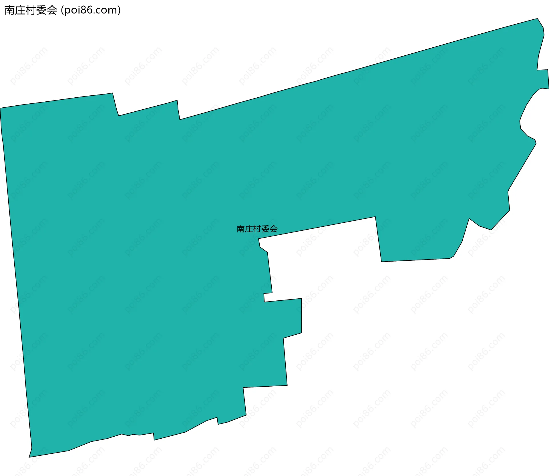南庄村委会边界地图