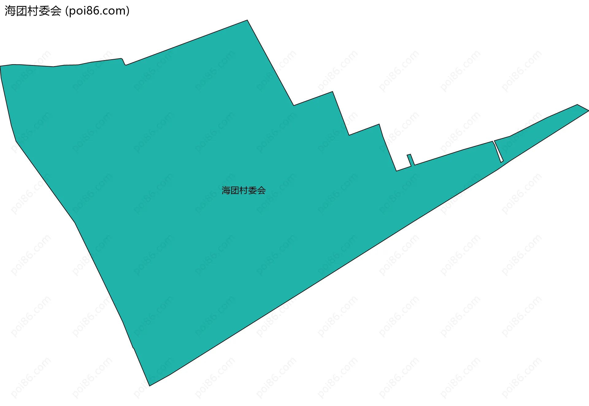 海团村委会边界地图