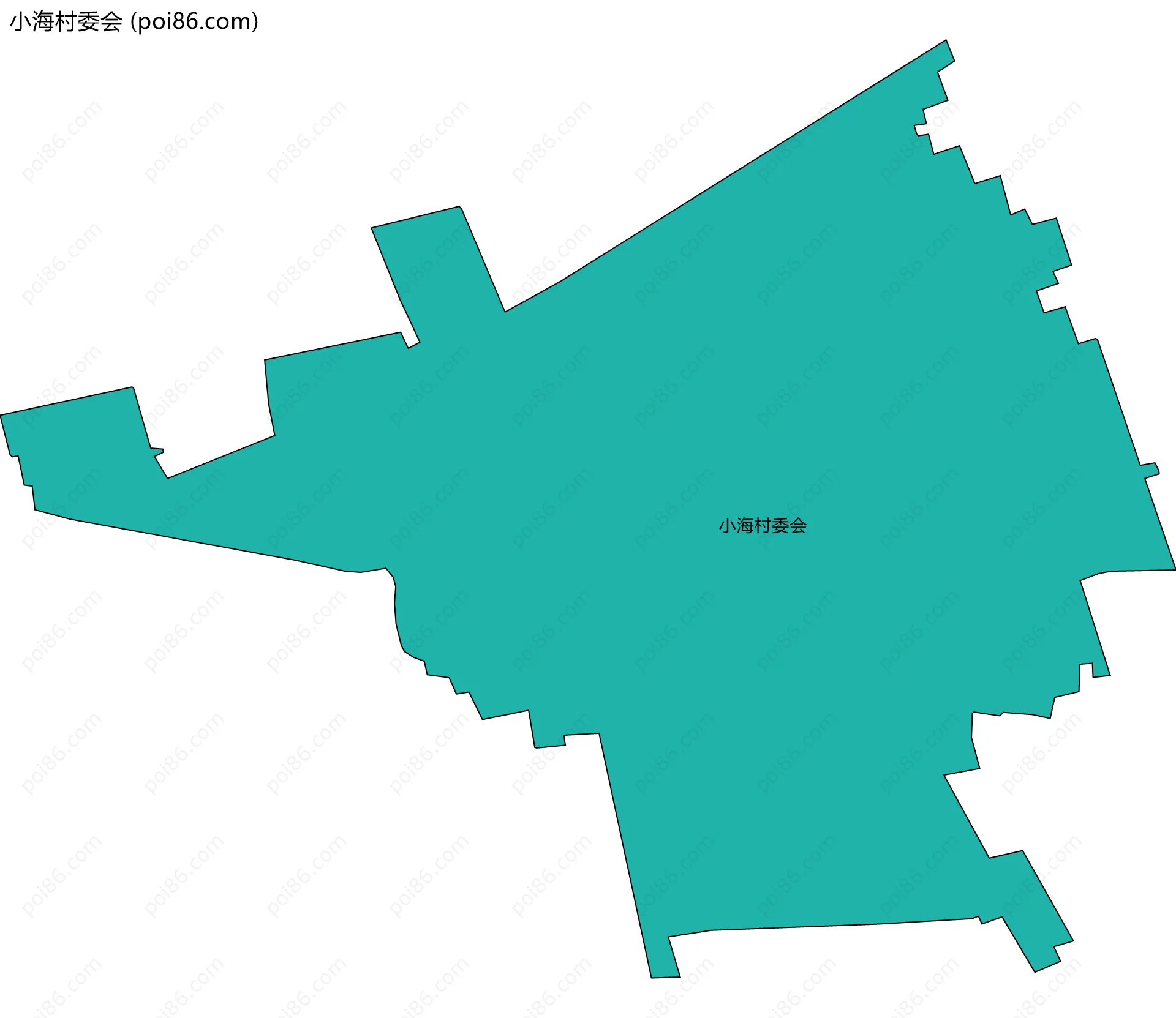 小海村委会边界地图