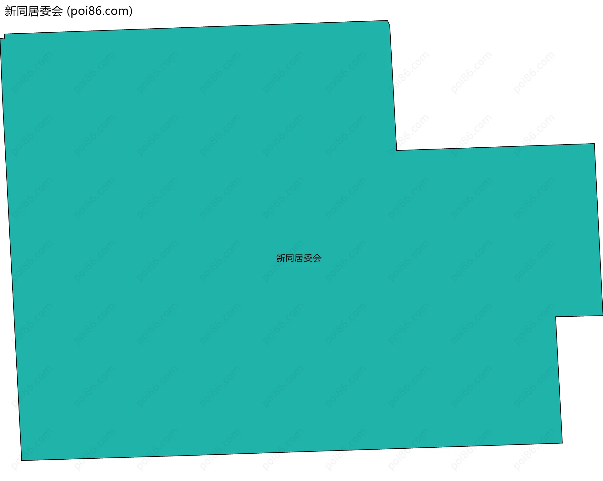 新同居委会边界地图
