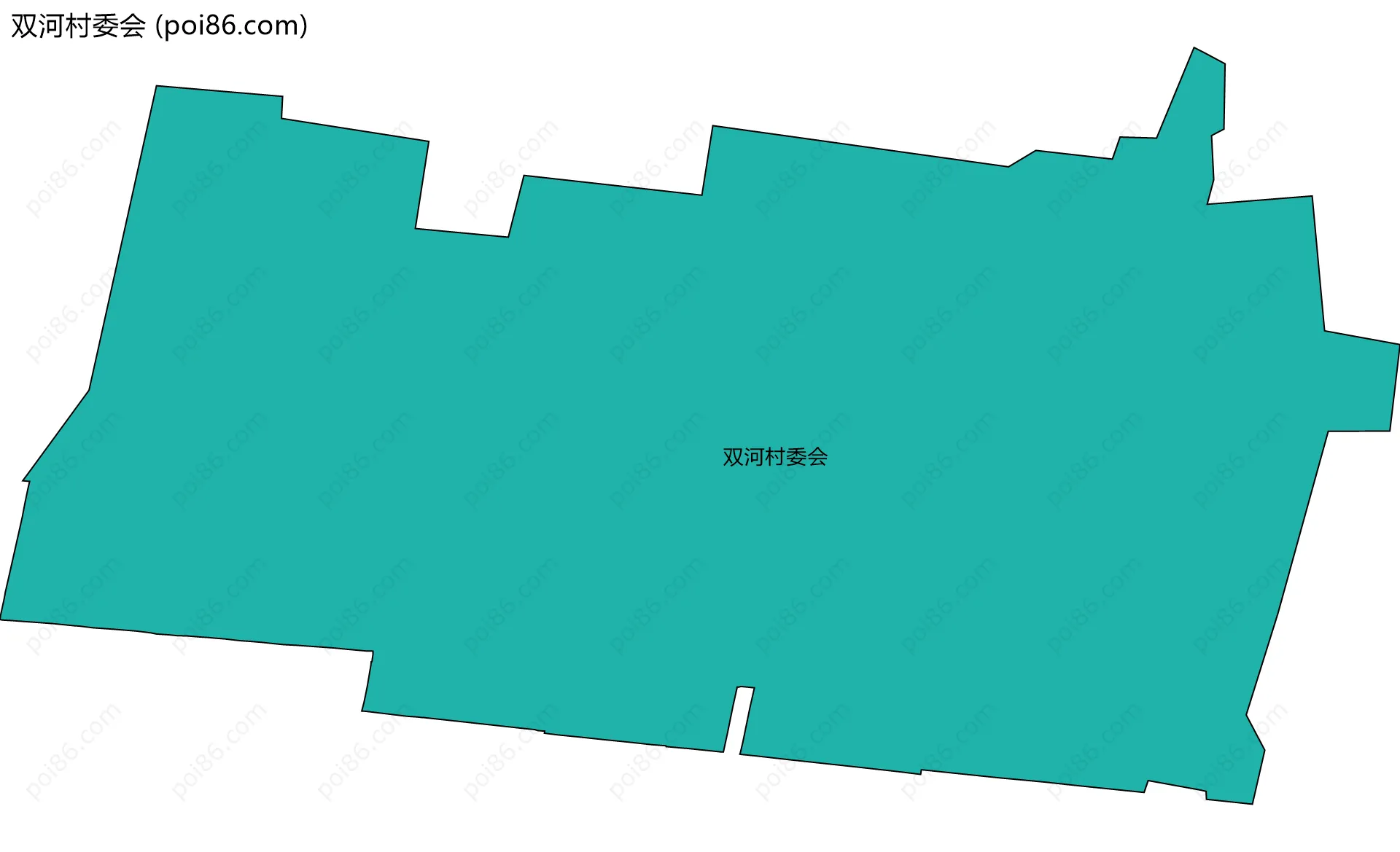 双河村委会边界地图