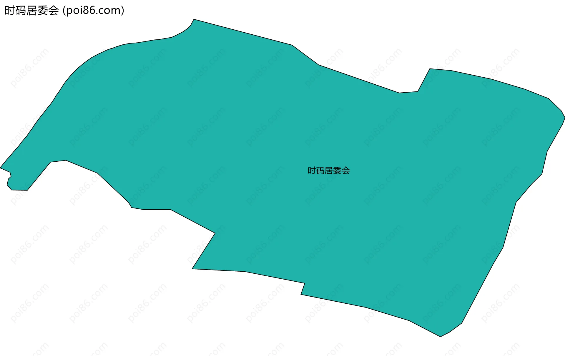 时码居委会边界地图