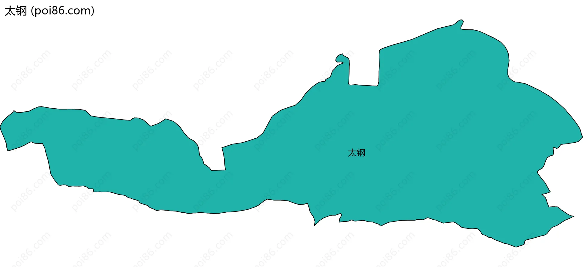 太钢边界地图