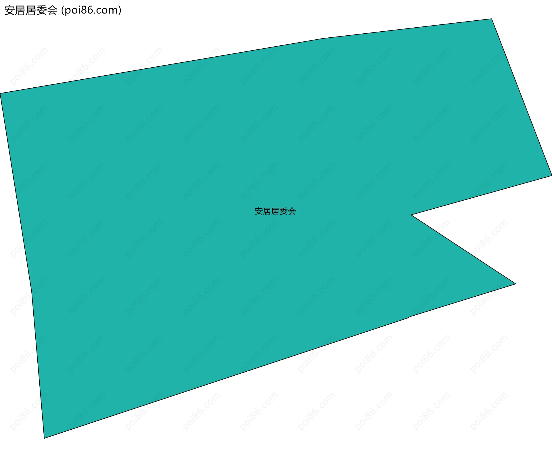 安居居委会边界地图