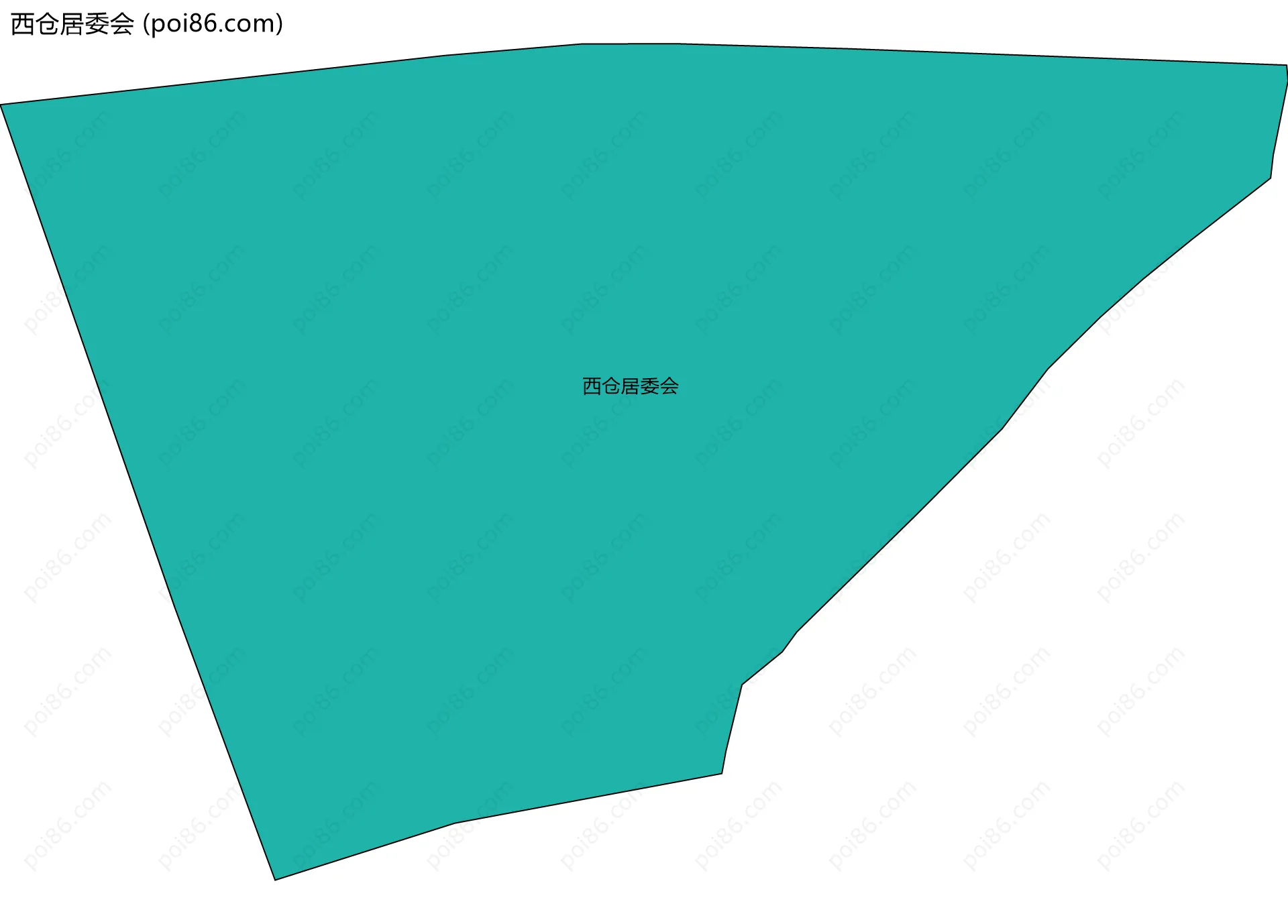 西仓居委会边界地图