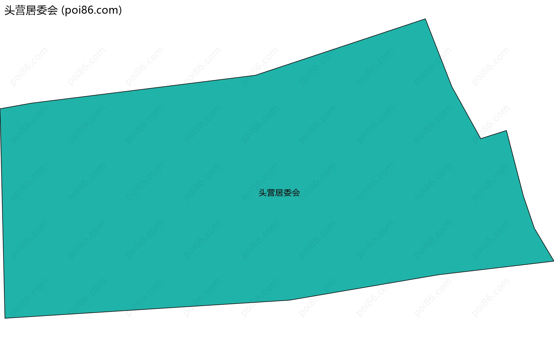头营居委会边界地图