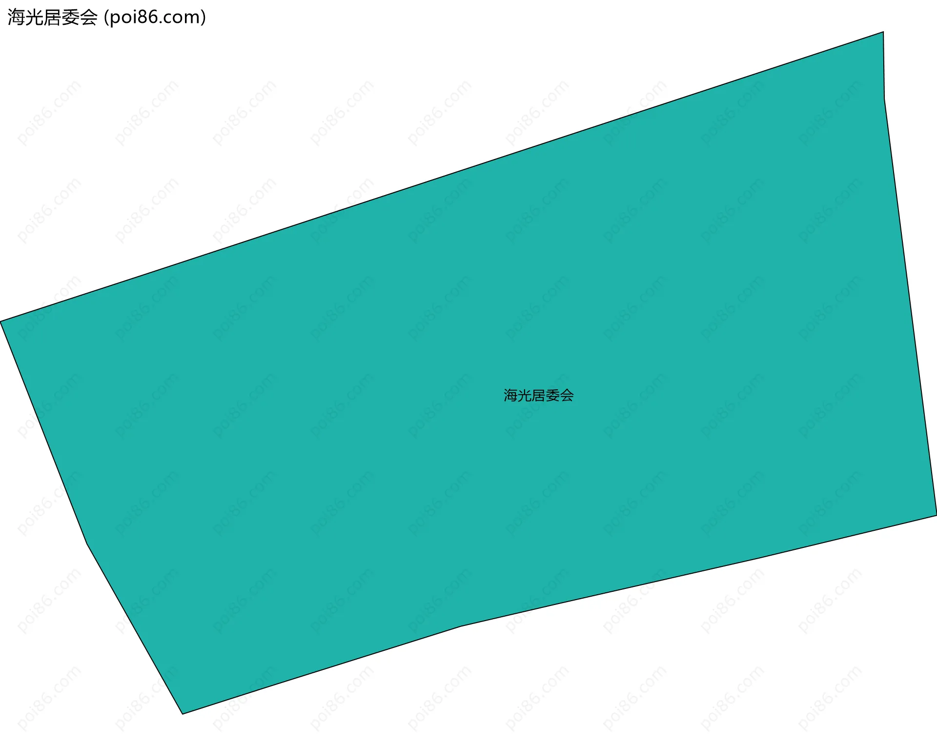 海光居委会边界地图
