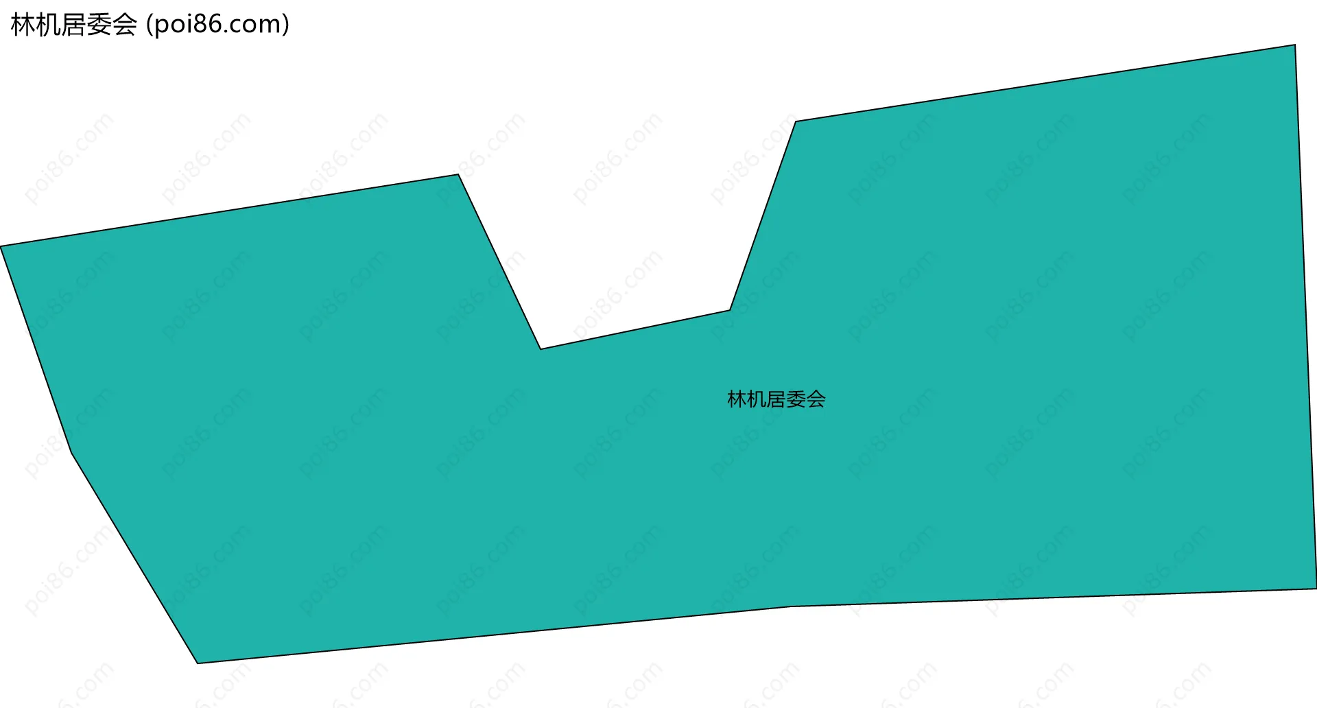 林机居委会边界地图