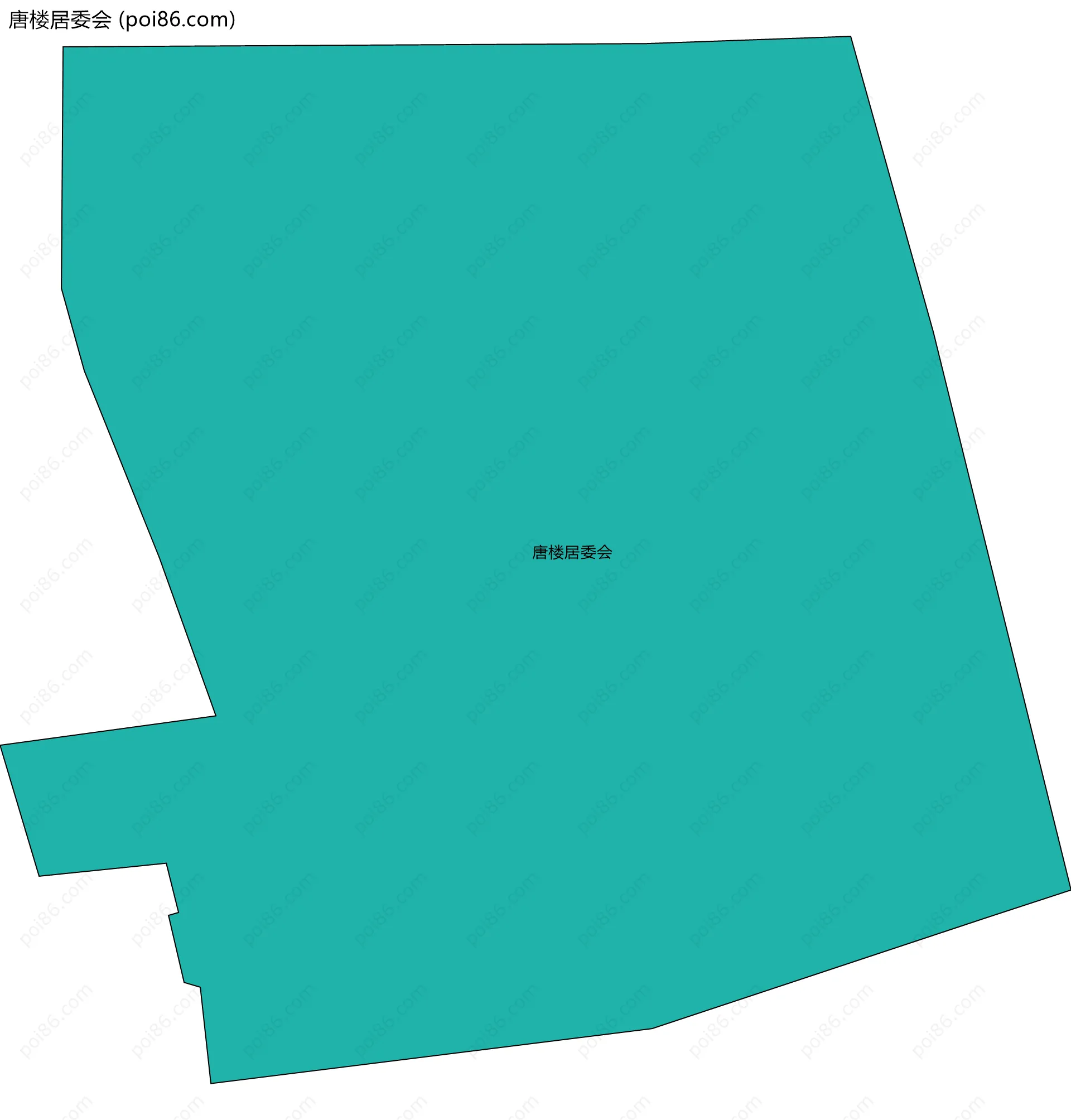 唐楼居委会边界地图